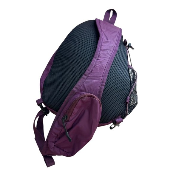 Eddie Bauer Sling Bag Purple Gorpcore Hiking Camping Outdoor Tactical - Picture 2 of 9